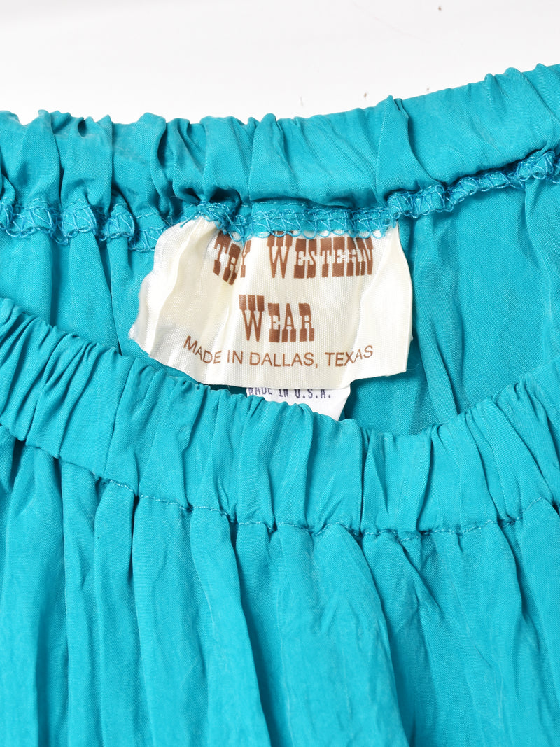 アメリカ製 ワッシャープリーツ ロングスカート