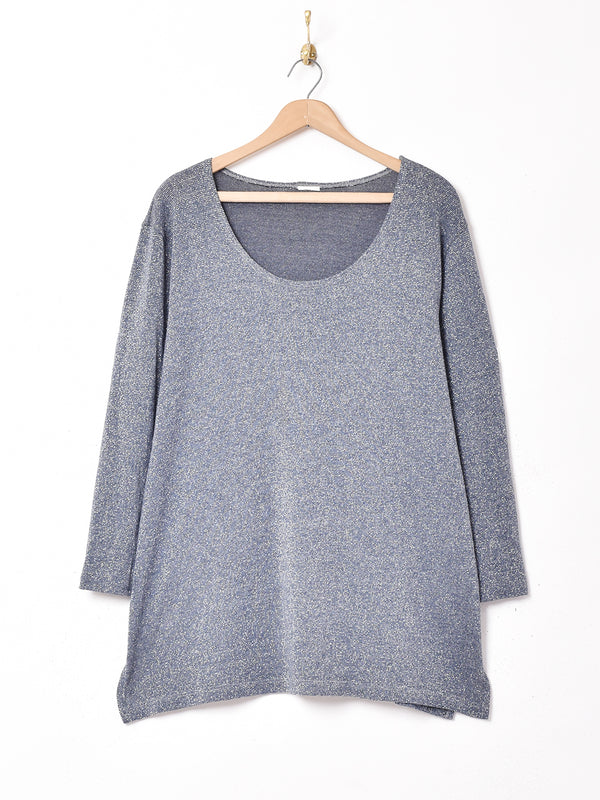 ラメ入りカットソー