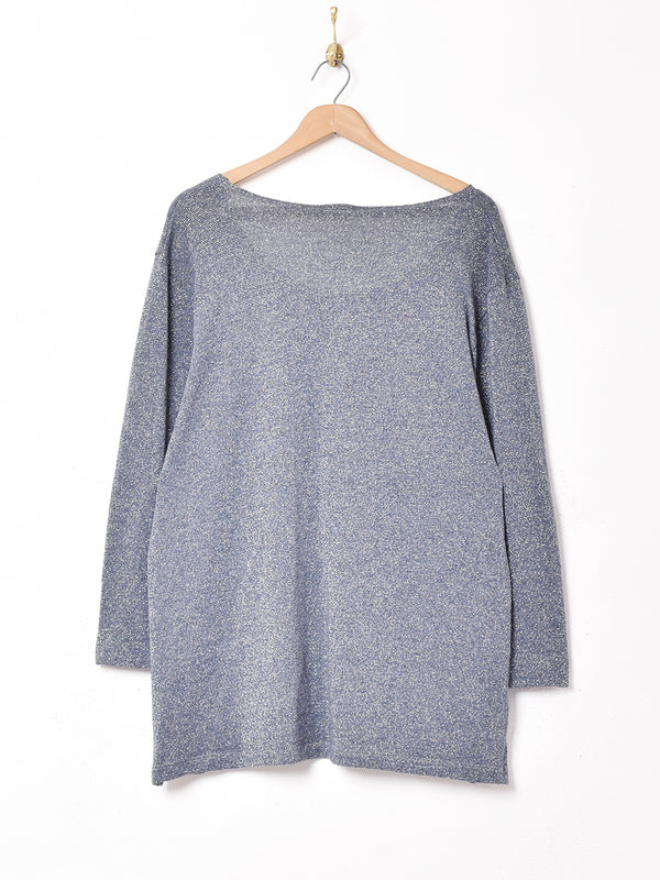 ラメ入りカットソー