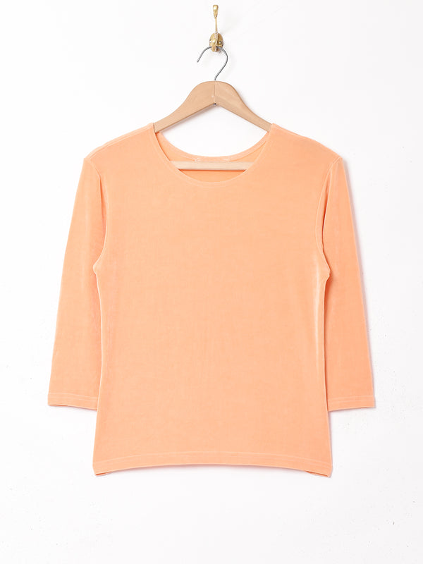 アメリカ製 7分袖 クルーネックカットソー