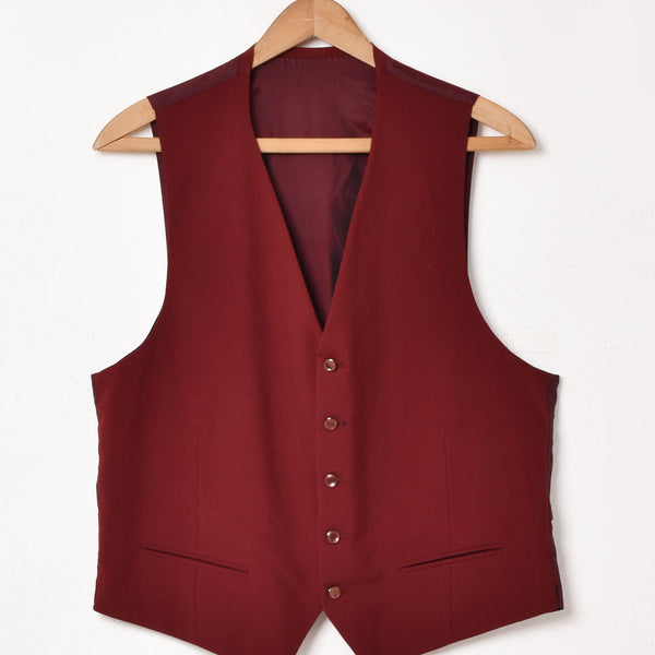Columbia ワインレッド ロングベスト　美品 Columbia ワインレッド ロングベスト 美品 - ジャケット・アウター