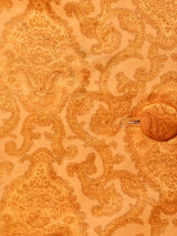 ダマスク柄 半袖トップス