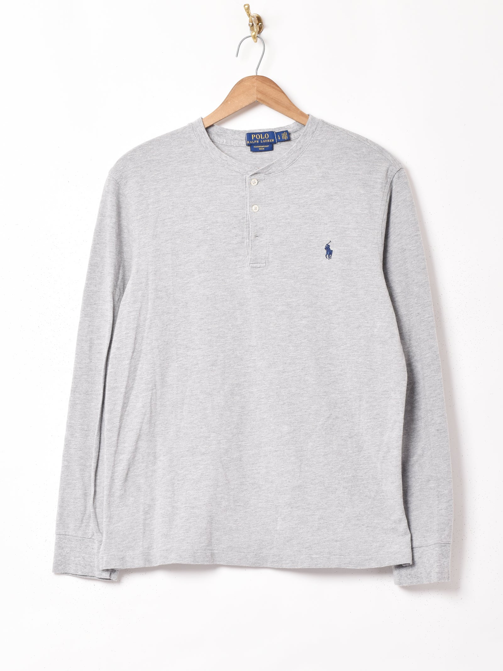 (古着)00s DENIM& SUPPLY ヘンリーネックカットソー　ロンT Denim & Supply Ralph Lauren - Denim and supply / ヘンリー