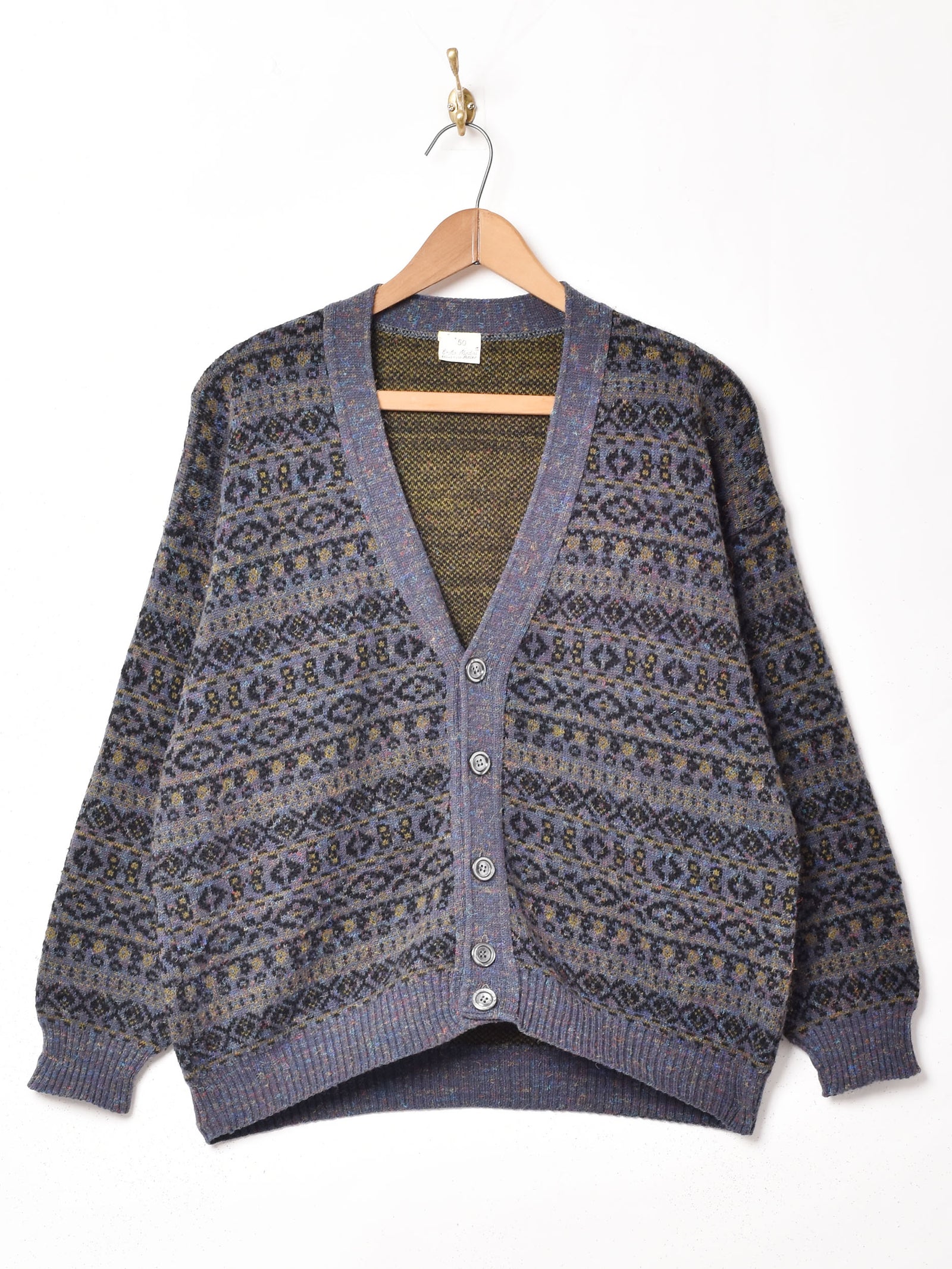 イタリア製 総柄 Vネック ミックス カーディガン – 古着屋Top of the イタリア製 総柄 Vネック ミックス カーディガン – 古着屋Top of the