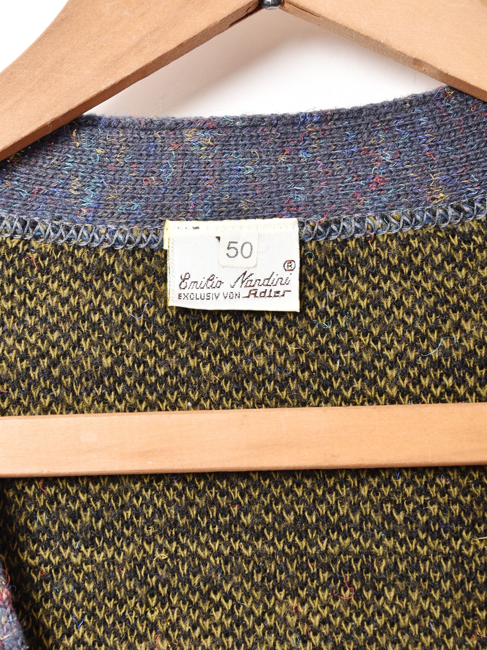 イタリア製 総柄 Vネック ミックス カーディガン – 古着屋Top of the