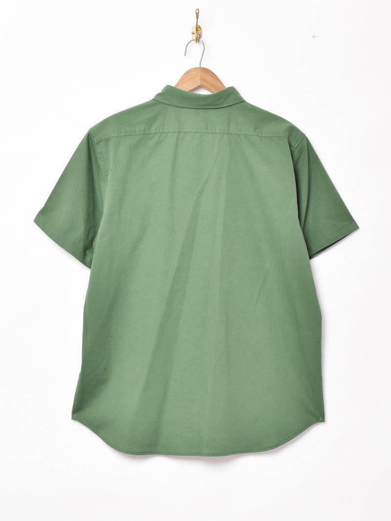 【3色展開】ポケットデザイン 半袖 ワークシャツ