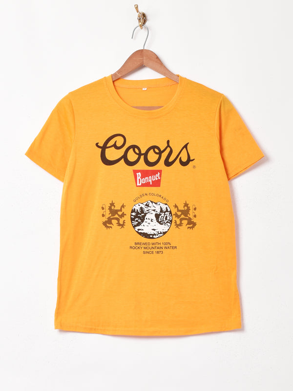 Coors Banquet プリントTシャツ