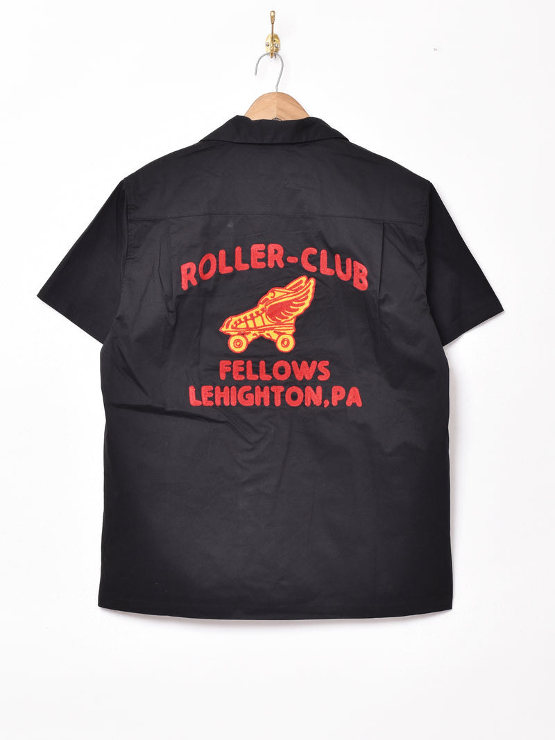 【4色展開】TEMPTATION チェーンステッチ オープンカラーシャツ