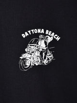 【2色展開】 両面プリントTシャツ DAYTONA BEACH
