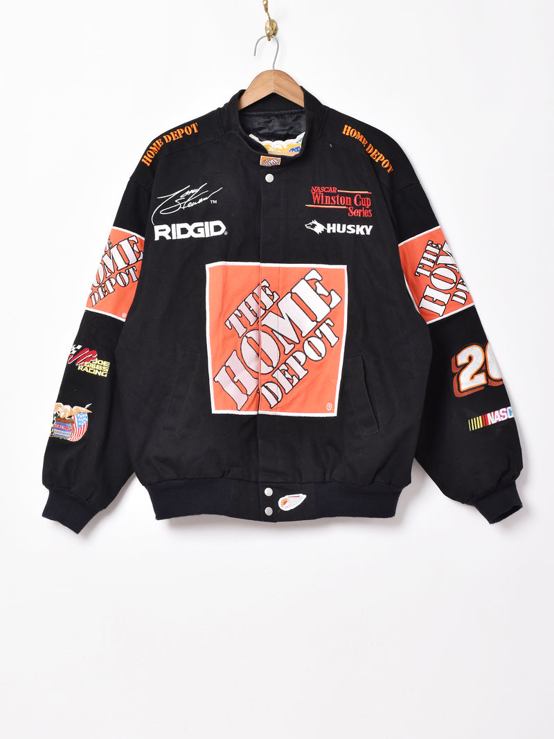 NASCAR WINSTON CUP 】コットンレーシング ジャケット 古着-