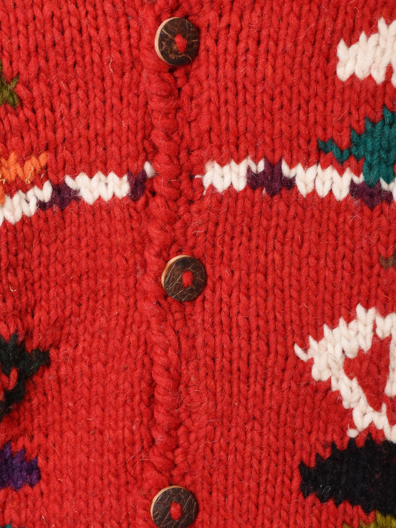 ハンドメイド　手編み　 カウチン　セーターXXLサイズ