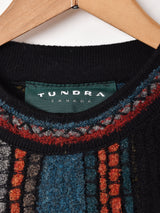 TUNDRA カナダ製 総柄セーター