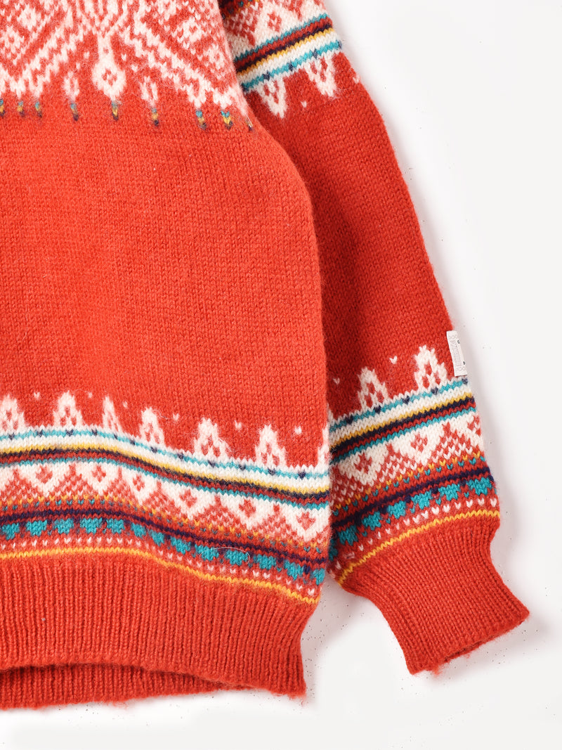 ノルディック風デザインセーター