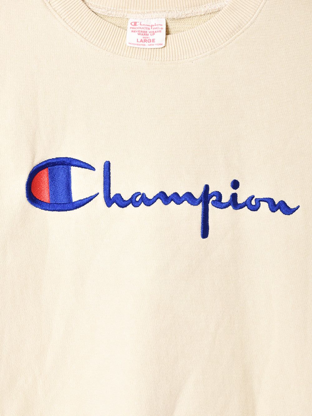 Champion ロゴ刺繍入り リバースウィーブ スウェットシャツ – 古着屋Top of the Hillのネット通販サイト