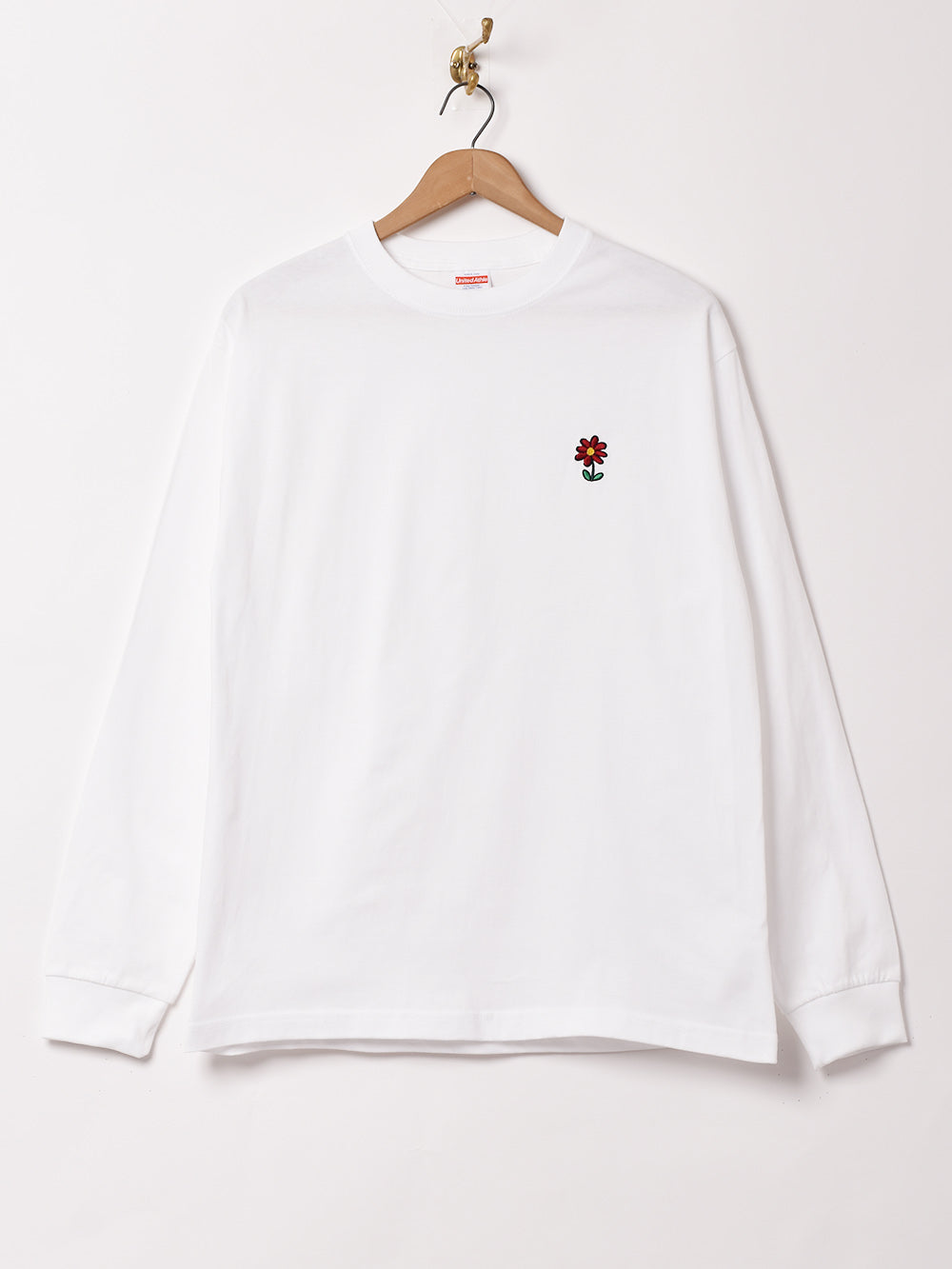 新品未開封 優里 ドライフラワーロンT ホワイト 長袖 ドライフラワーロンT - 優里 Official Goods Store
