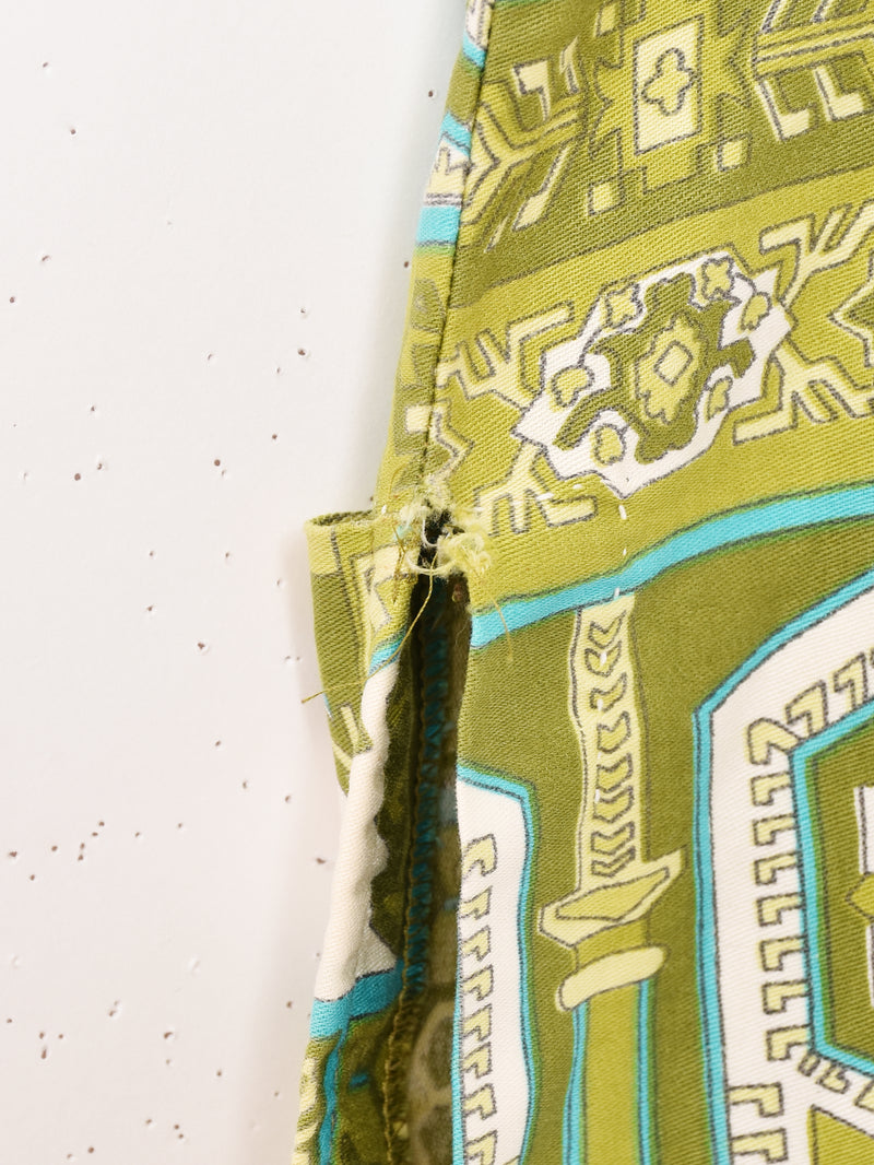 ポケット付き 総柄 半袖シャツ