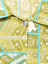 ポケット付き 総柄 半袖シャツ