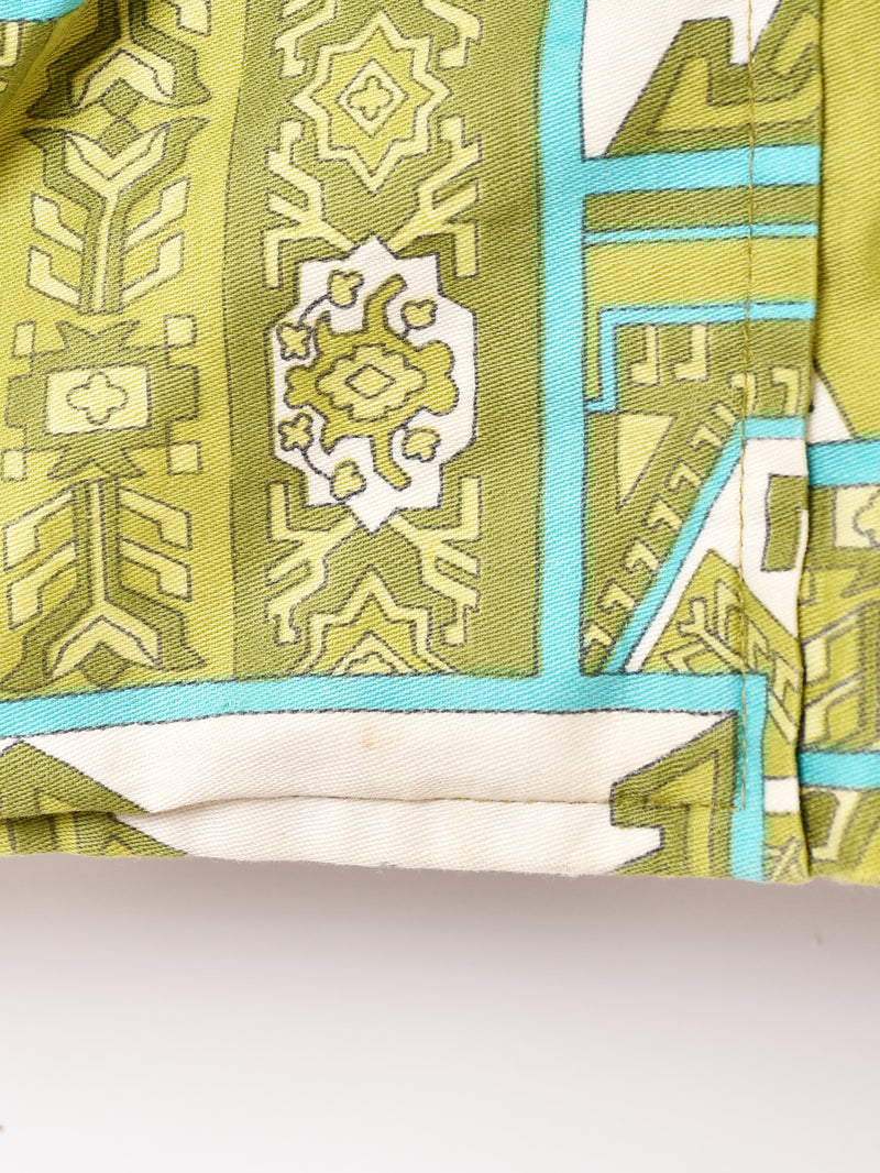 ポケット付き 総柄 半袖シャツ