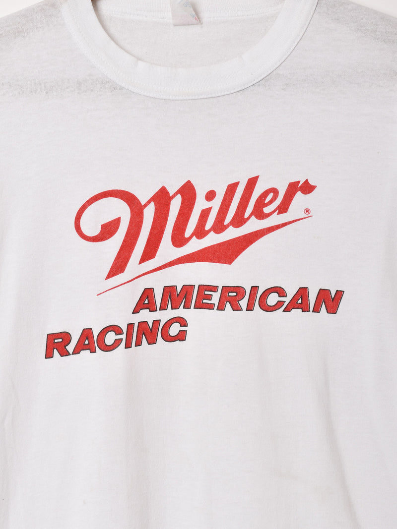 Miller American Racing  プリントTシャツ