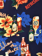 ビール柄 ハワイアンシャツ