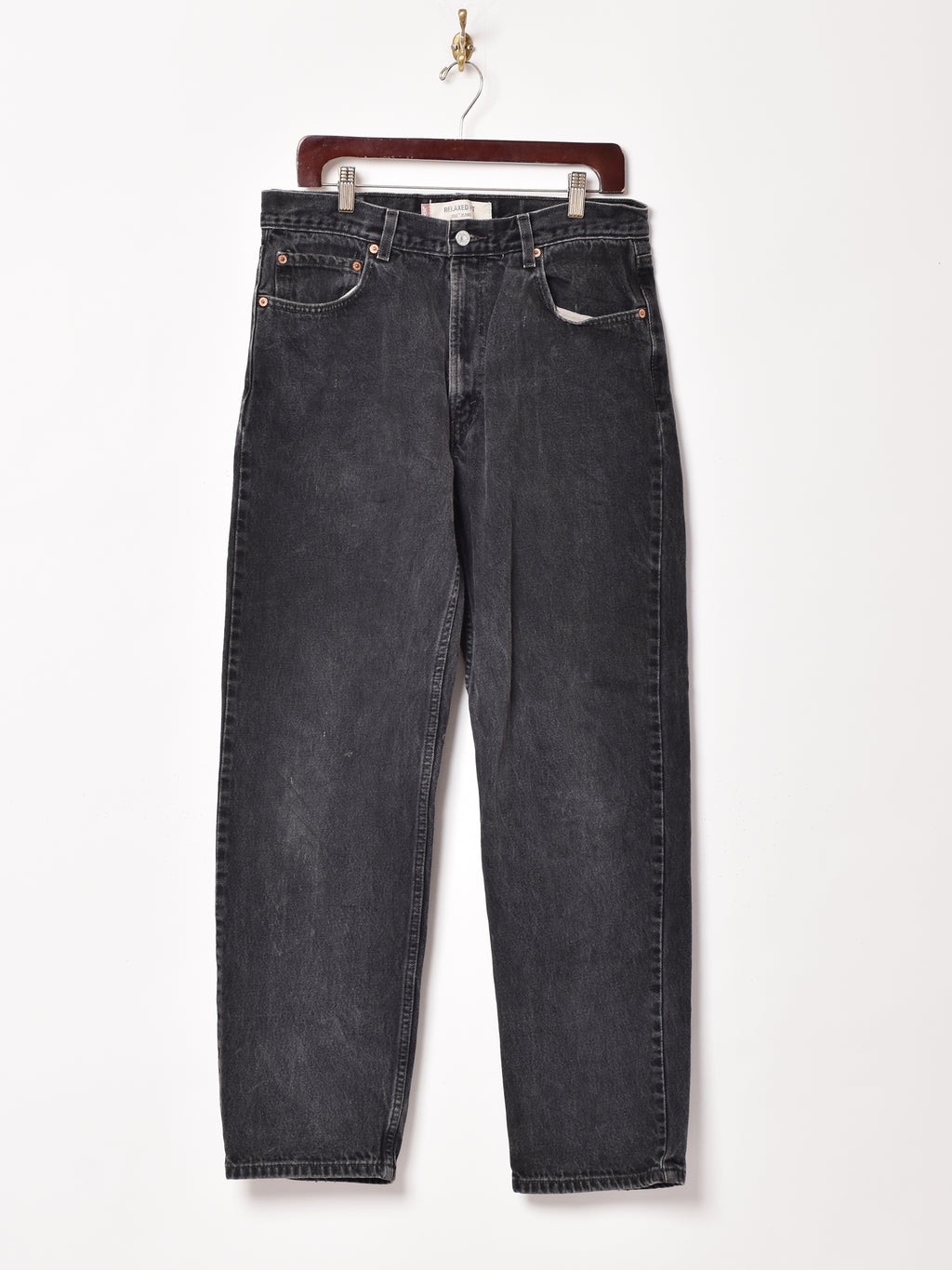 Levi's 550 ブラックデニムパンツ W34 – 古着屋Top of the Hillの