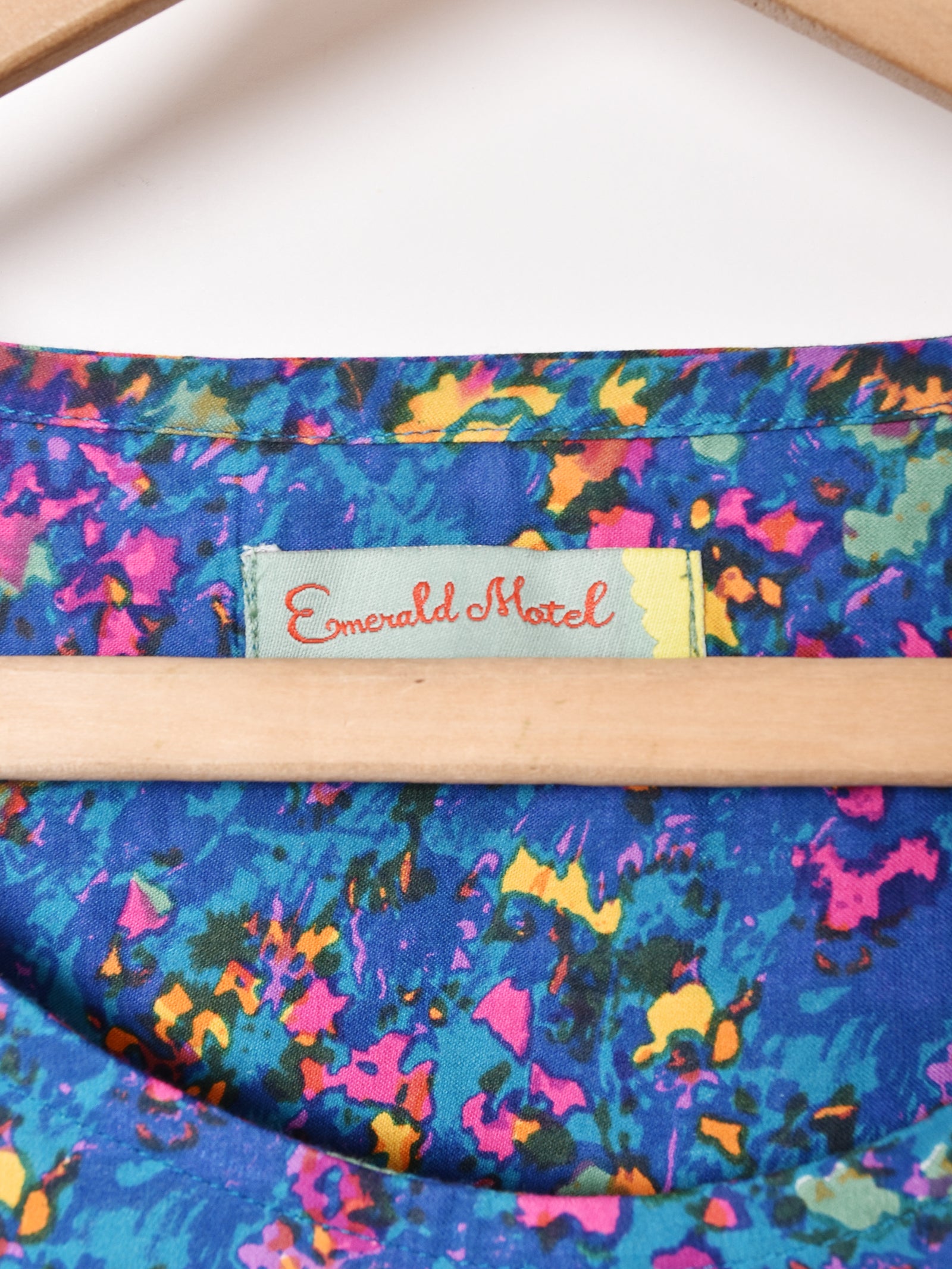 Emerald Motel 総柄 長袖 パフスリーブワンピース – 古着屋Top of the