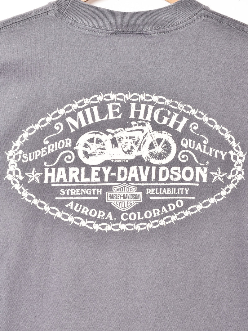 Harley Davidson 両面プリントTシャツ