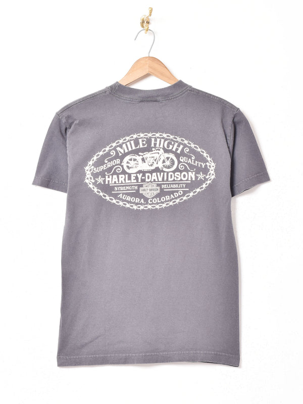 Harley Davidson 両面プリントTシャツ