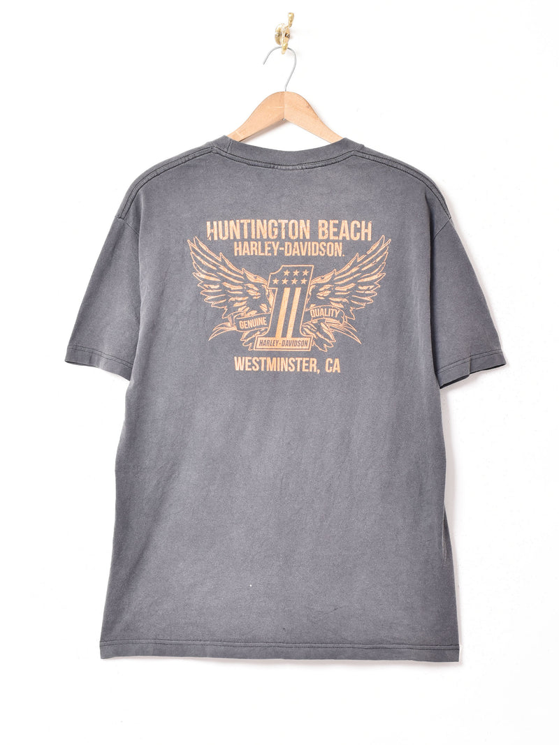 Harley Davidson 両面プリントTシャツ