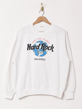 アメリカ製 Hard Rock CAFE ORLANDO プリントスウェットシャツ