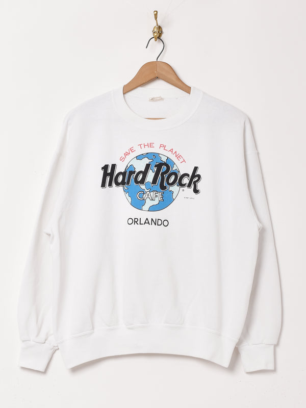 アメリカ製 Hard Rock CAFE ORLANDO プリントスウェットシャツ