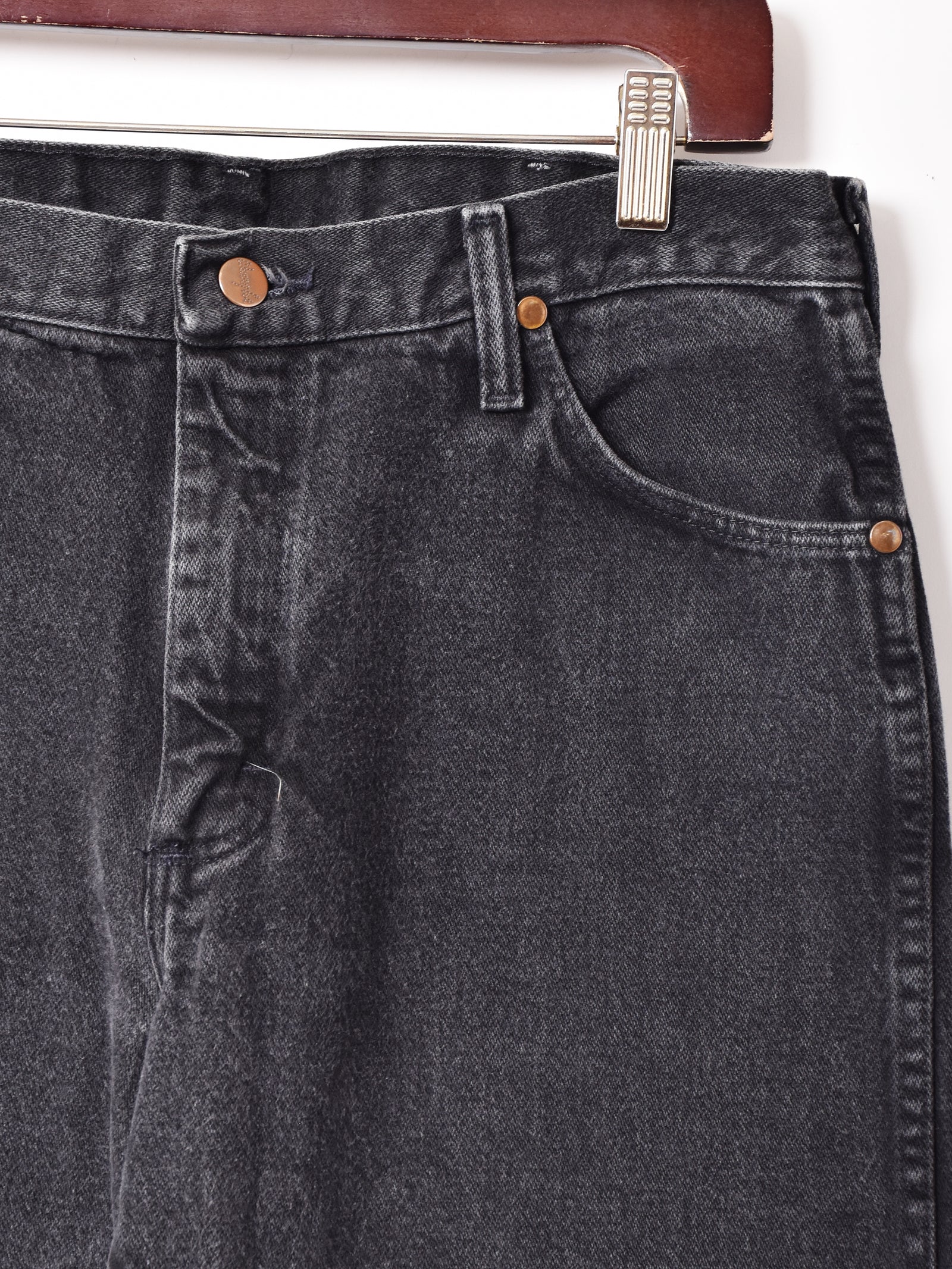 Wrangler ブラックデニムパンツ W33 – 古着屋Top of the Hillの