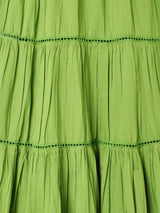 【4色展開】Emerald Motel レース ティアードスカート