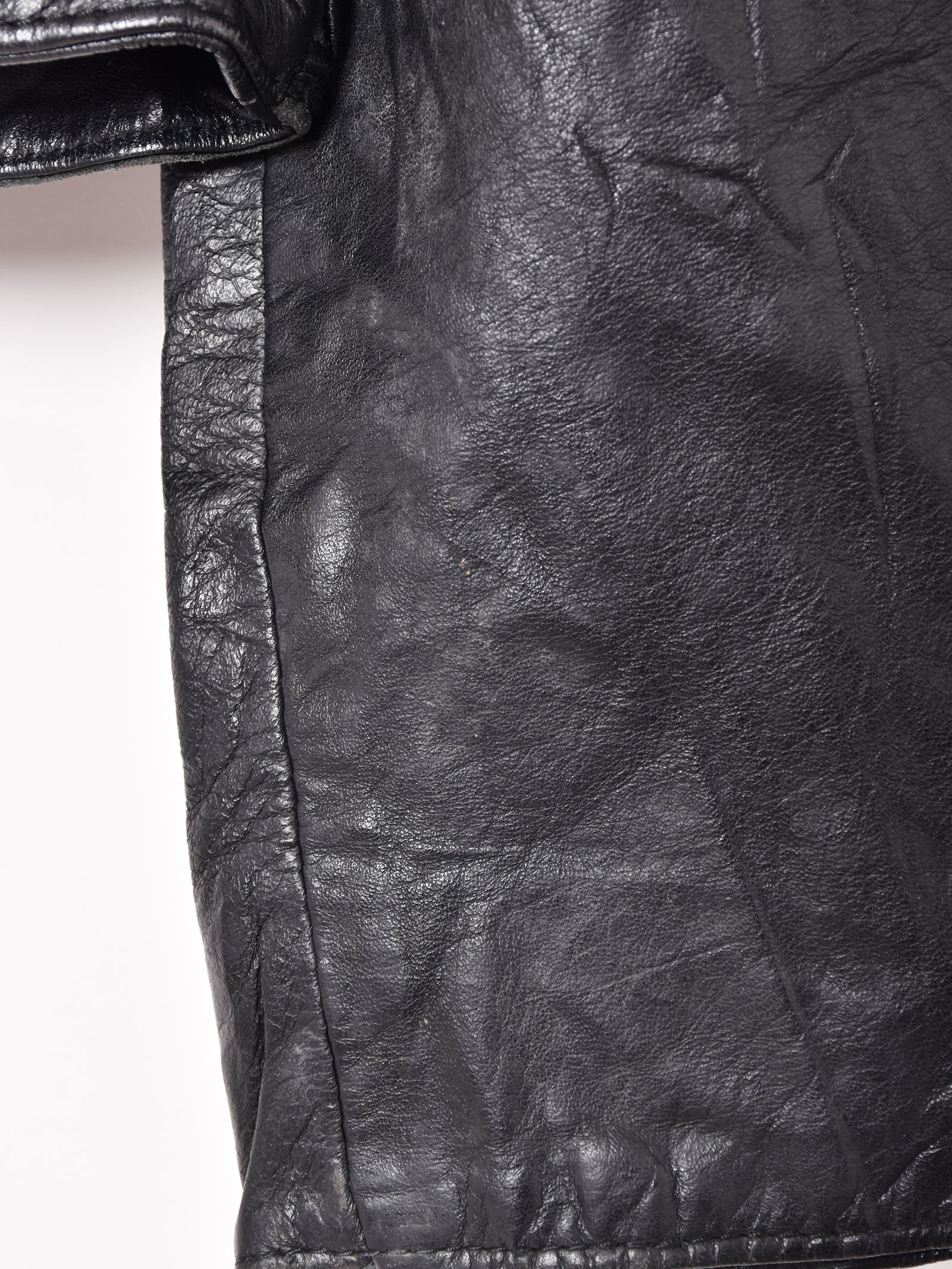 クロップド デザイン レザージャケット – 古着屋Top of the Hillの