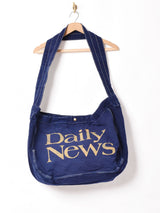 【2色展開】後染め ニュースペーパーバッグ【Daily News】