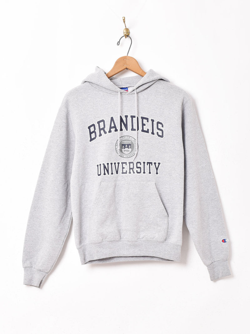 Champion BRANDEIS UNIVERSITY カレッジプリント スウェットパーカー