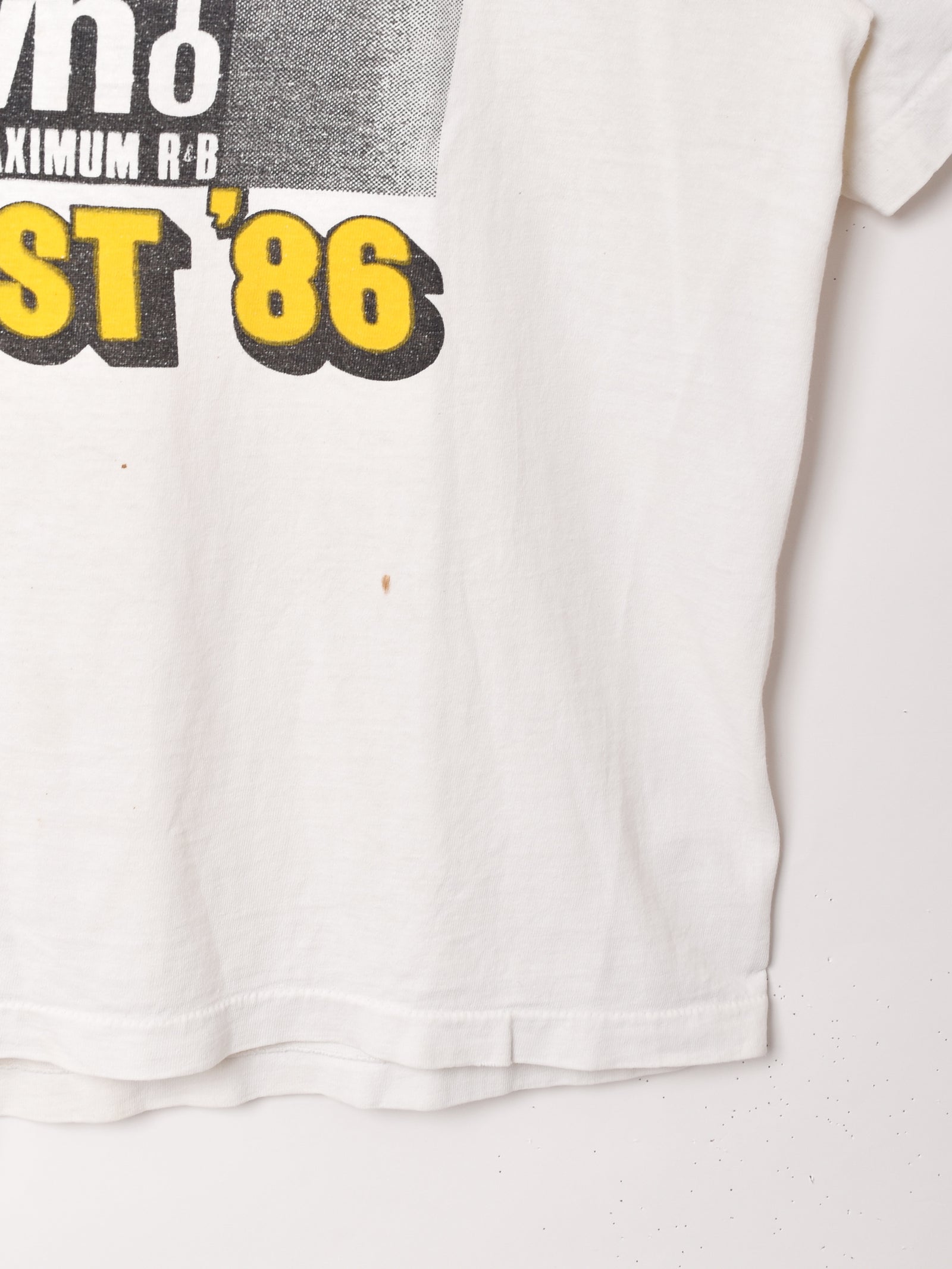 The Who ツアーTシャツ 80年代 バンドT 鬼フェード 80s