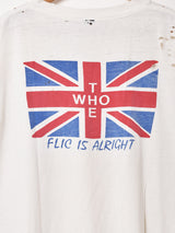 80's 1986年製 The Who バンドTシャツ