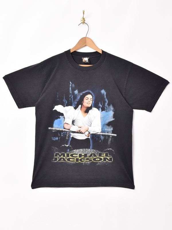 マイケル ジャクソン 両面 プリントTシャツ
