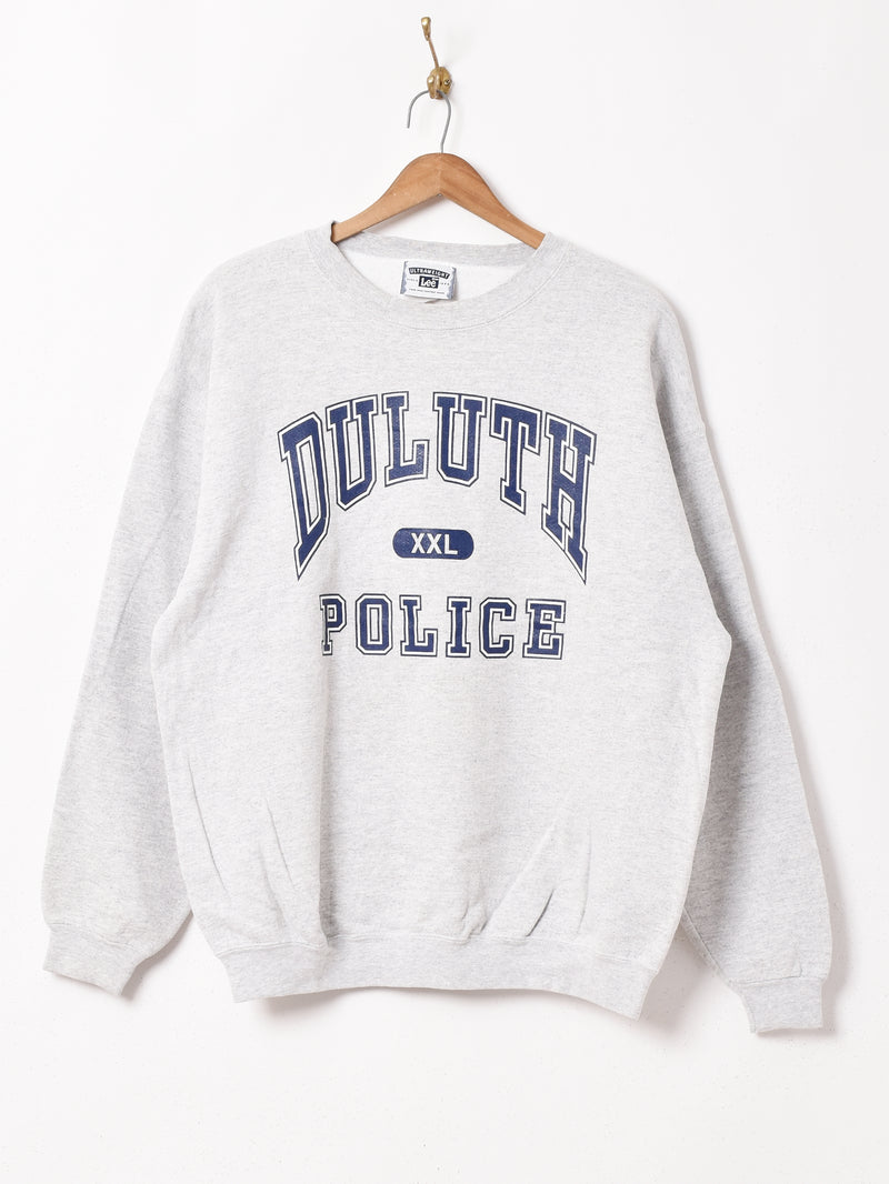 Lee DULUTH policeプリントスウェット