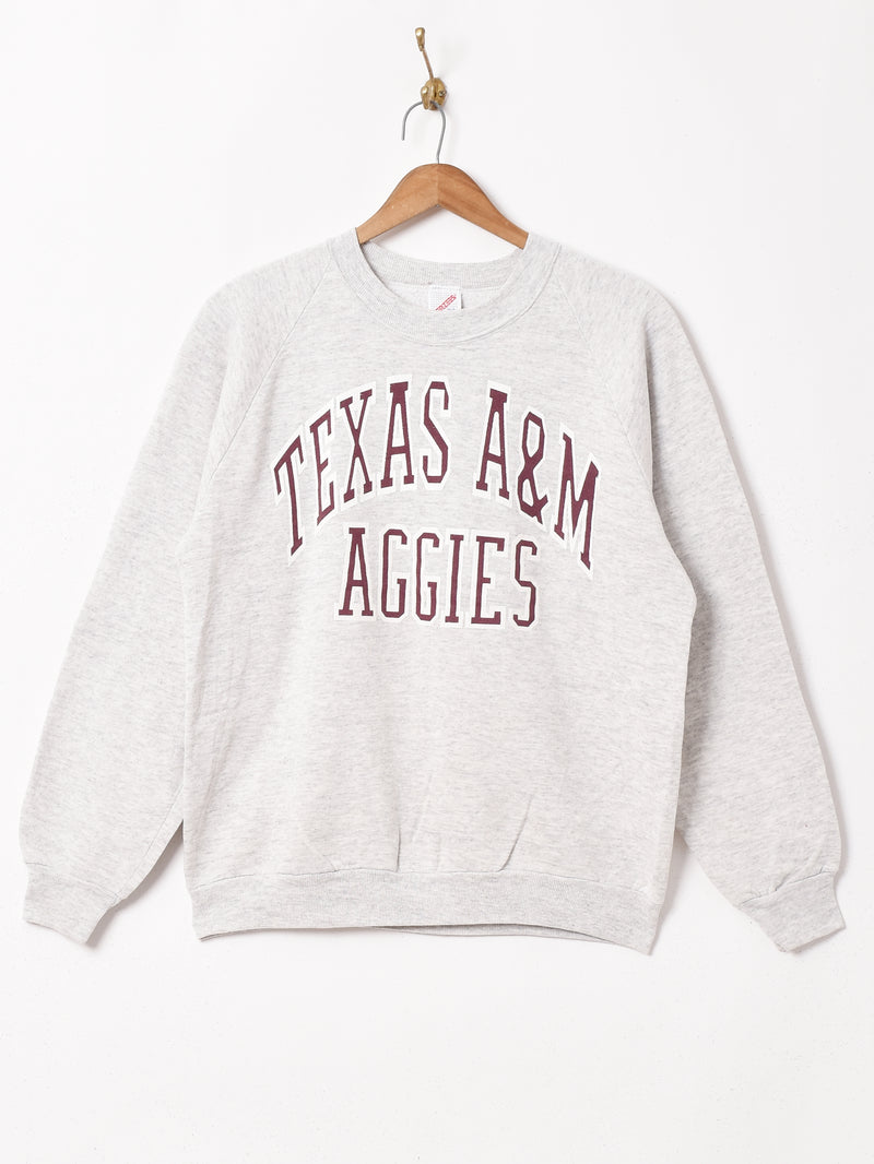 アメリカ製 Texas A&M Athletics カレッジスウェットシャツ