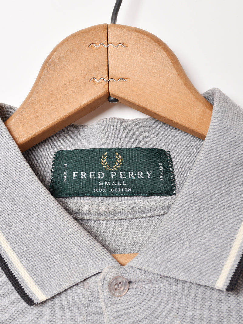 イギリス製 FRED PERRY ラインポロシャツ