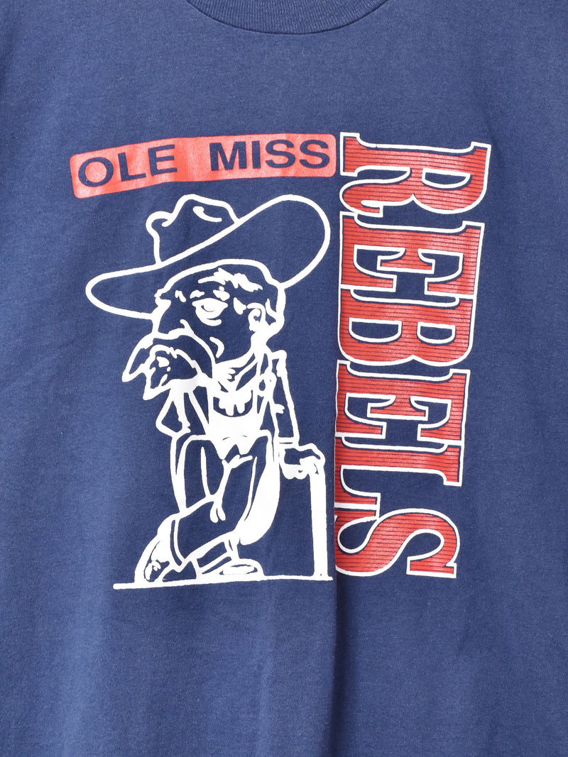 アメリカ製 Ole Miss Rebels プリントTシャツ