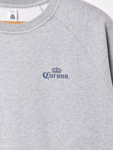 Coronaビール ロゴプリントスウェットシャツ