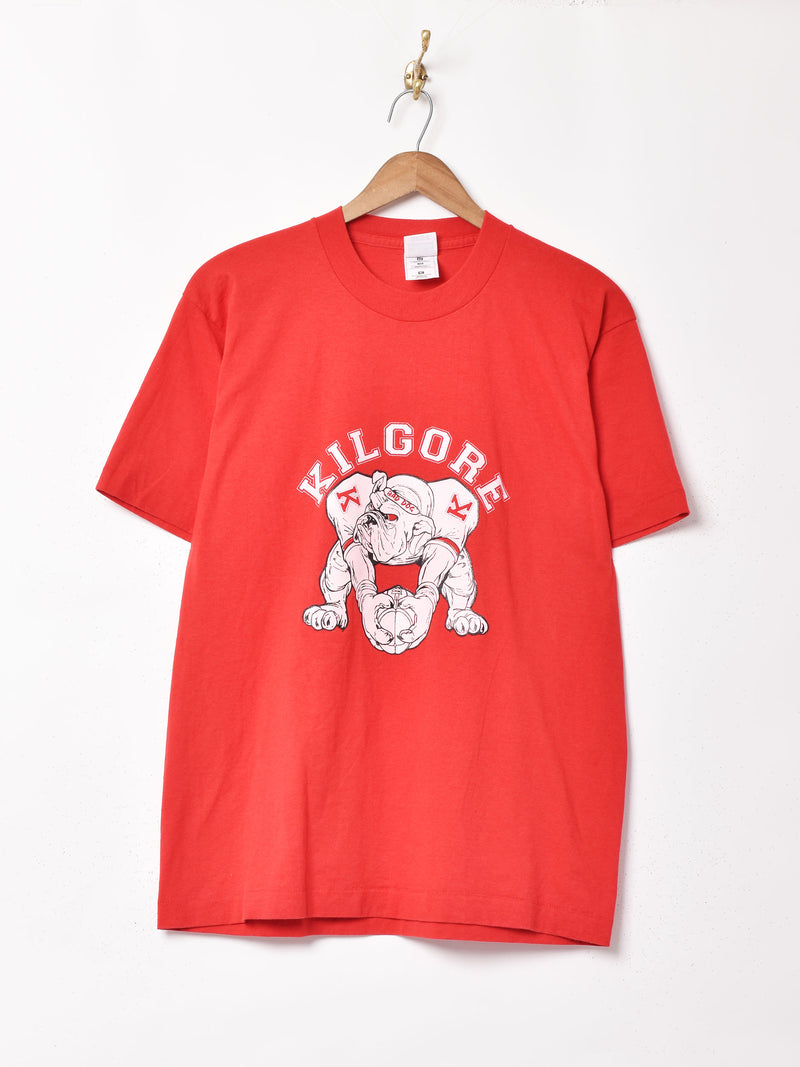 アメリカ製 Kilgore Bulldogs プリントTシャツ