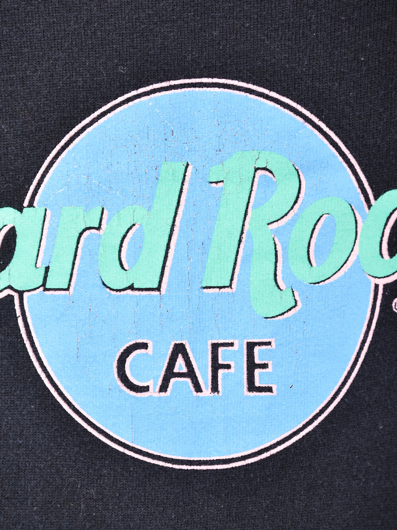 アメリカ製 Hard Rock Cafe プリントスウェットシャツ