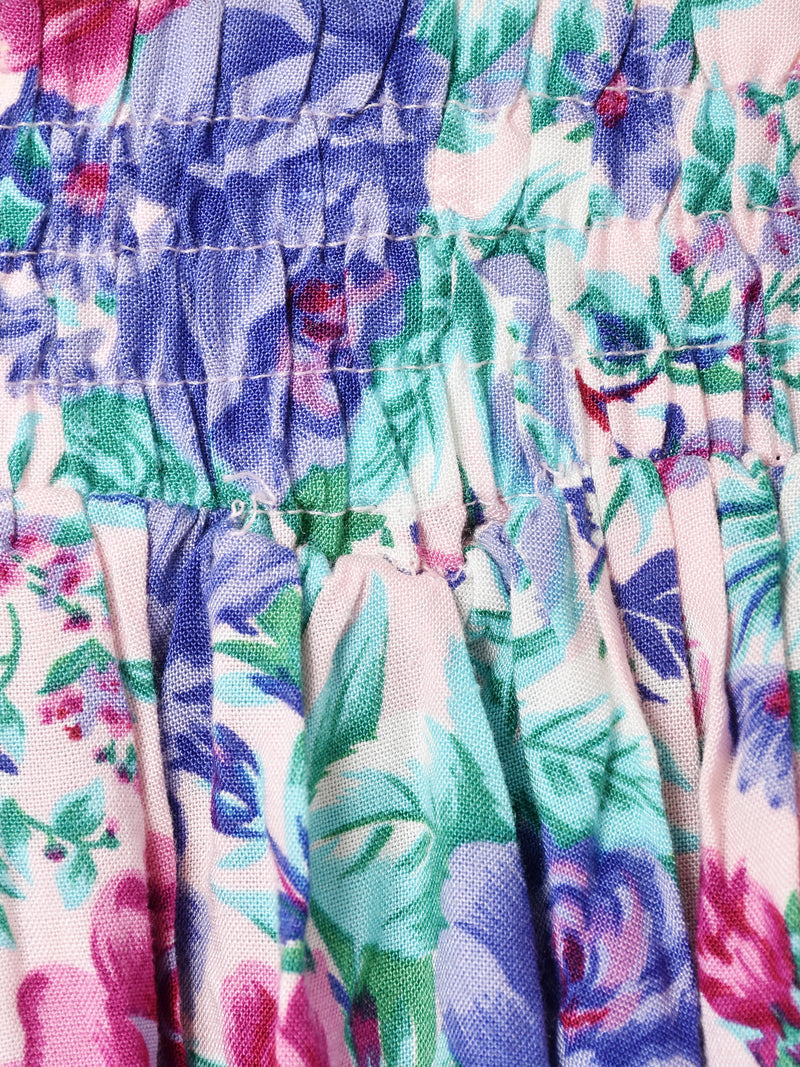 アメリカ製 花柄 フレアスカート