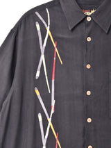 ビリヤード刺繍 半袖シャツ
