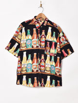 ビール柄 半袖シャツ