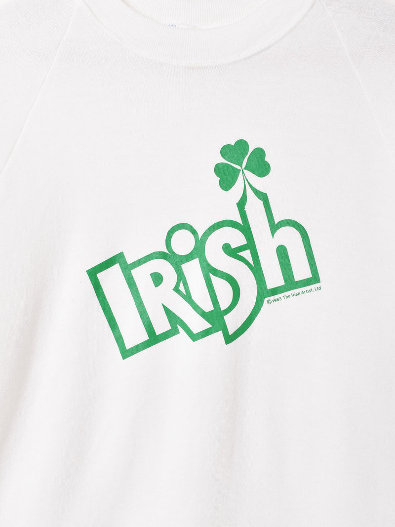 アメリカ製 Irish プリントスウェットシャツ